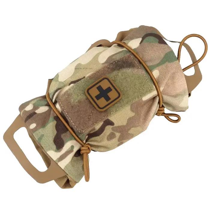 Kit de premiers secours tactique IFAK - Poche médicale Molle pour chasse et survie en milieu hostile