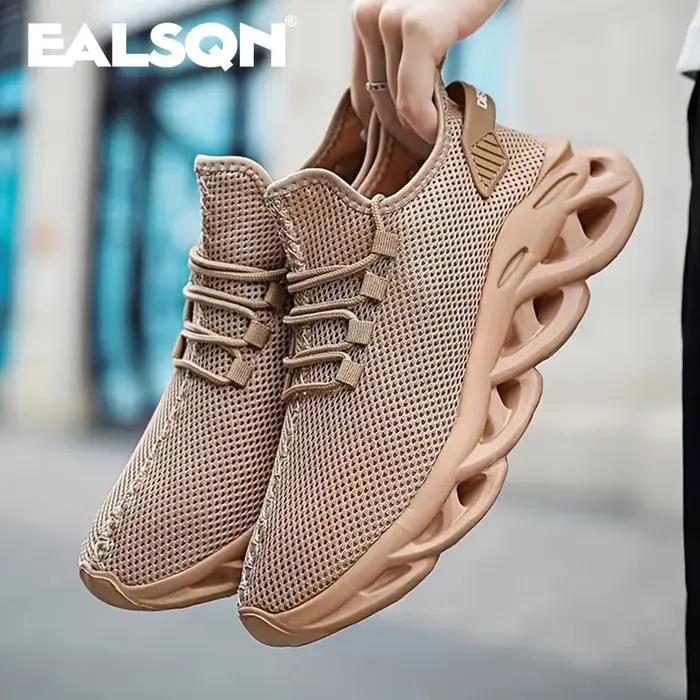Hommes sport course noir Jogging chaussures espadrilles décontractées marron extérieur respirant mai