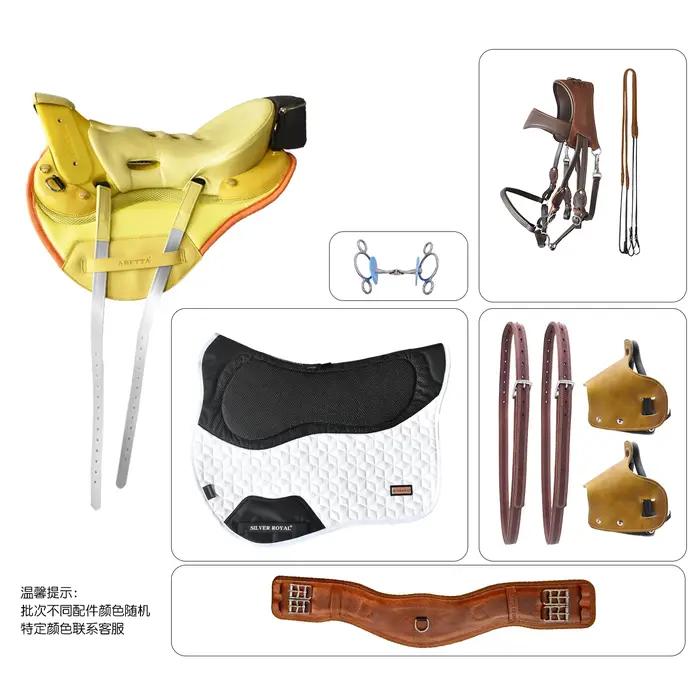 Ensemble de selle d'endurance occidentale adapté à l'entraînement professionnel