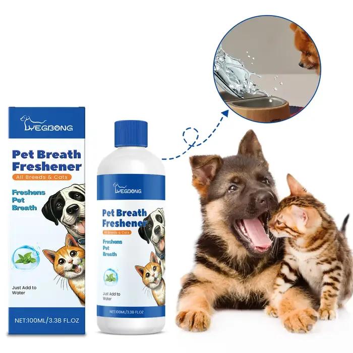 Nettoyant liquide pour les dents de chien, élimine le tartre, la mauvaise haleine, le dépistolet ant