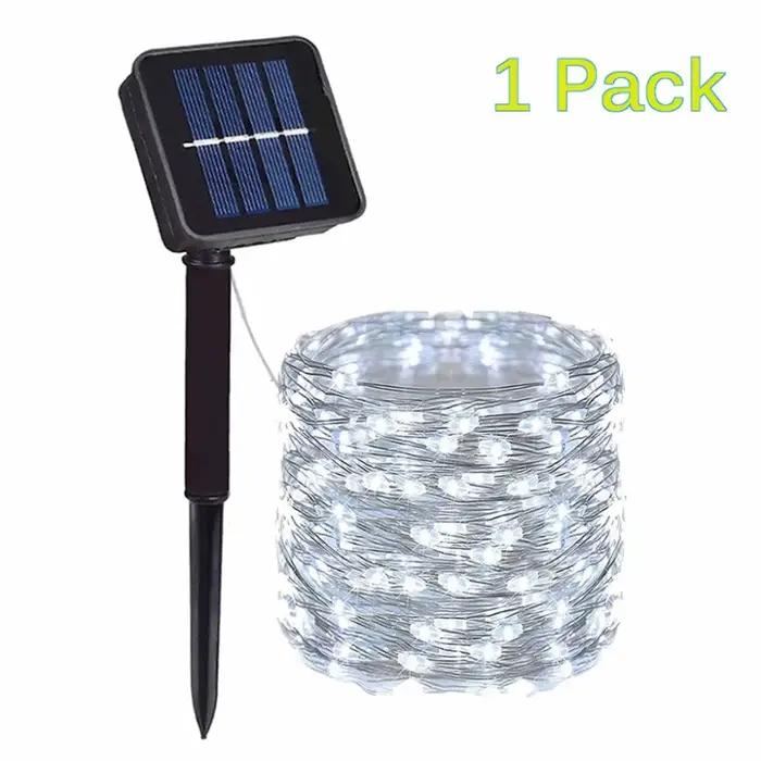 7 M/12 M/22 M/32 M LED chaîne solaire fée lumières chemin extérieur guirlandes lampe Patio étanche noël mariage jardin