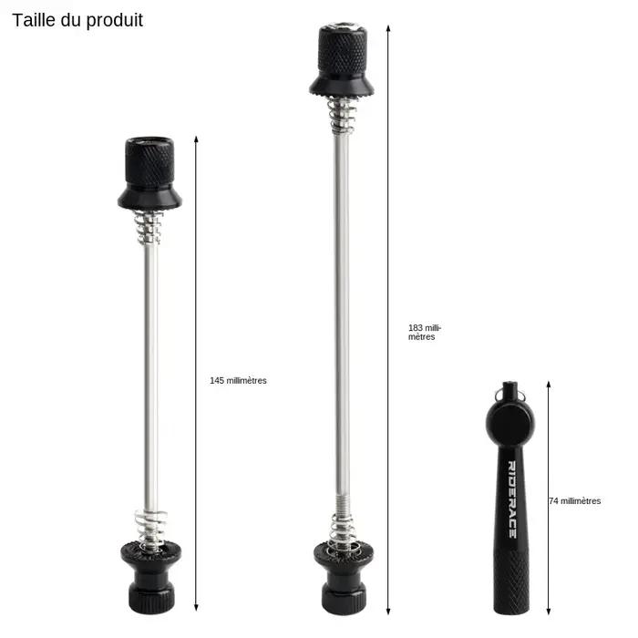 Levier de brochette de vélo à dégagement rapide