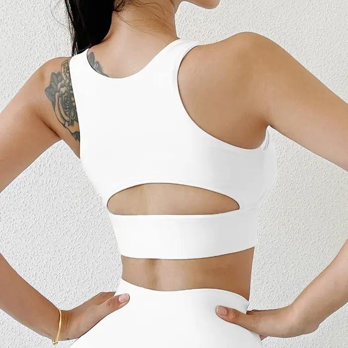 SOISOU – soutien-gorge le plus sexy en Nylon pour femmes, haut de Sport de Yoga, serré, élastique, r