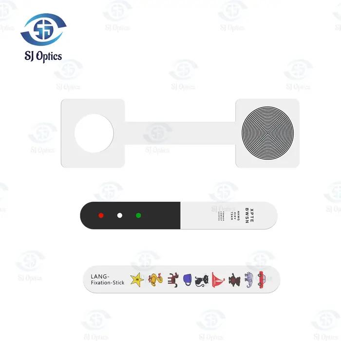 Barre de Fixation pour enfants avec testeur de Vision Anti-Suppression rouge vert, bâton de Fixation