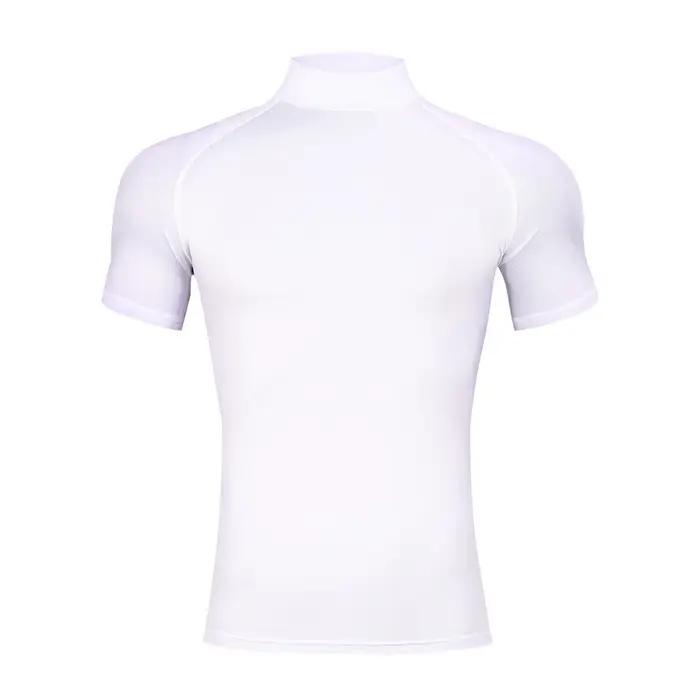 T-shirt moulant de sport de musculation pour hommes