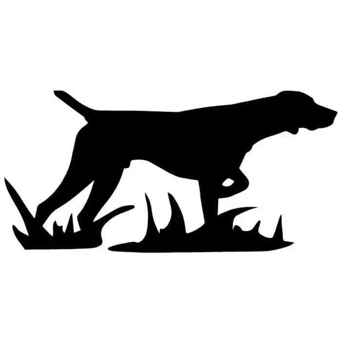 Autocollant de voiture personnalisé chien de chasse élégant vif style