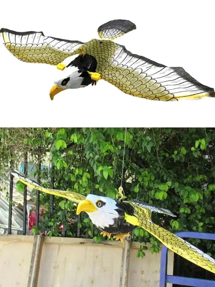 Faux leurre de faucon volant, dispositifs de dissuasion des oiseaux, répulsif de Pigeons pour effrayer les oiseaux