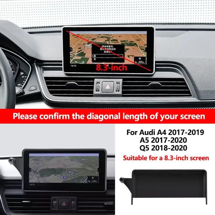 Support de téléphone portable de voiture pour Audi A4 B9 A5 Q5, support spécial d'écran GPS, support