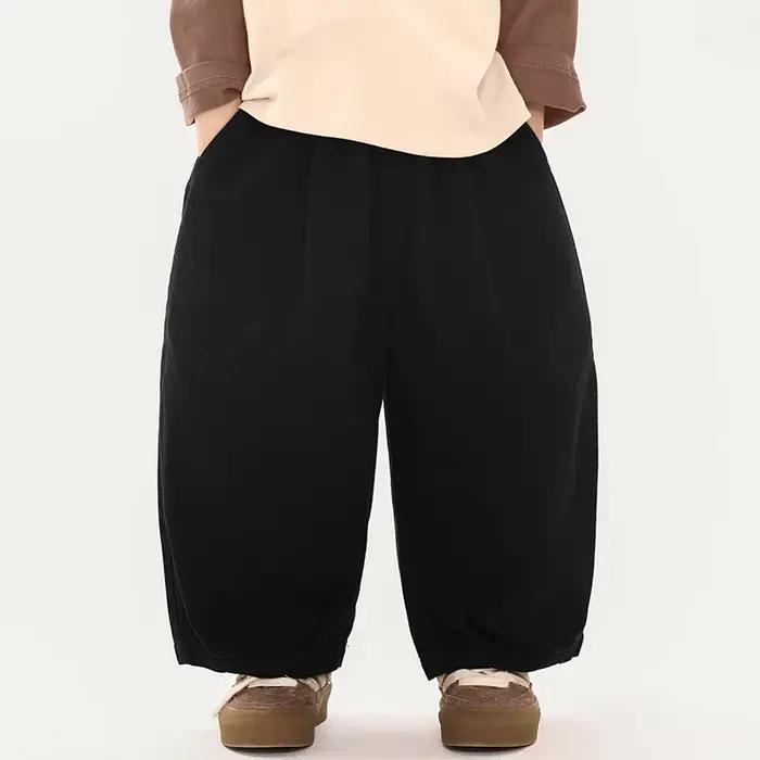 Pantalon sarouel élégant pour garçons en coton, ample et décontracté pour enfants de 2 à 7 ans, idéal pour les sorties familiales et les occasions spéciales