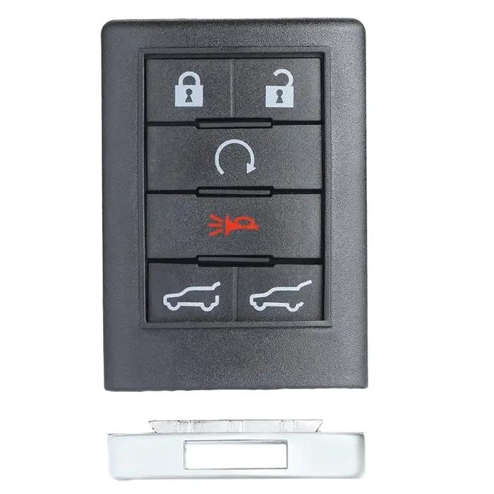 KEYECU 4/5/6 Boutons ID FCC : OUC 6000066 Pour Cadillac Escalade ESV EXT 2007-2014 CTS DTS sans cl