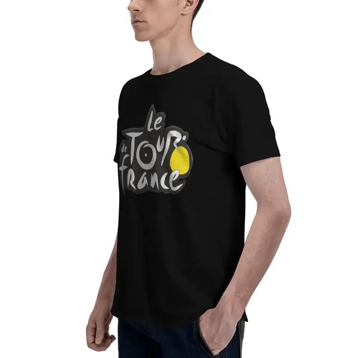 T-shirt en coton 100% avec motif Tour de France