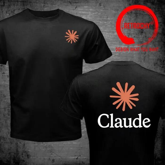 T-shirt Claude AI Design Amusant Décontracté pour Hommes Printemps Été Occasions Spéciales