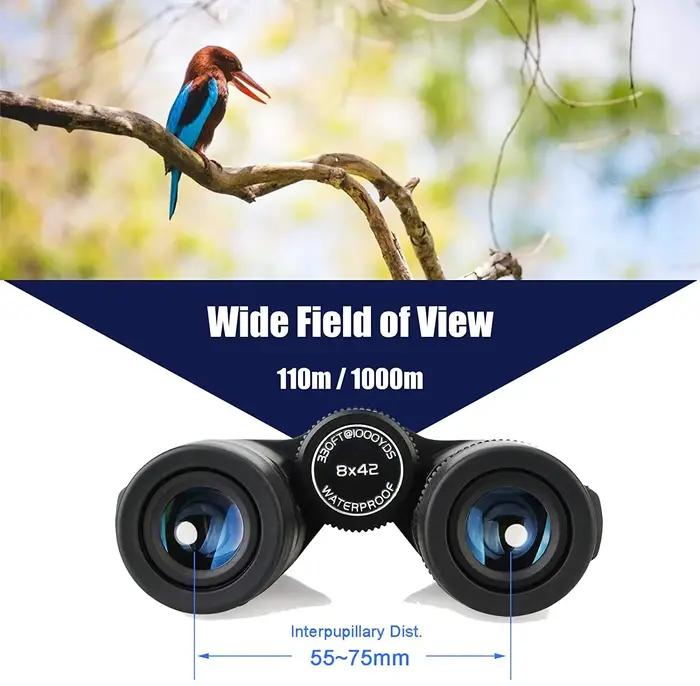 Jumelles Svbony SV47 10x42 HD étanches birdwatching lunette télescope adultes lentilles FMC BAK4 chasse