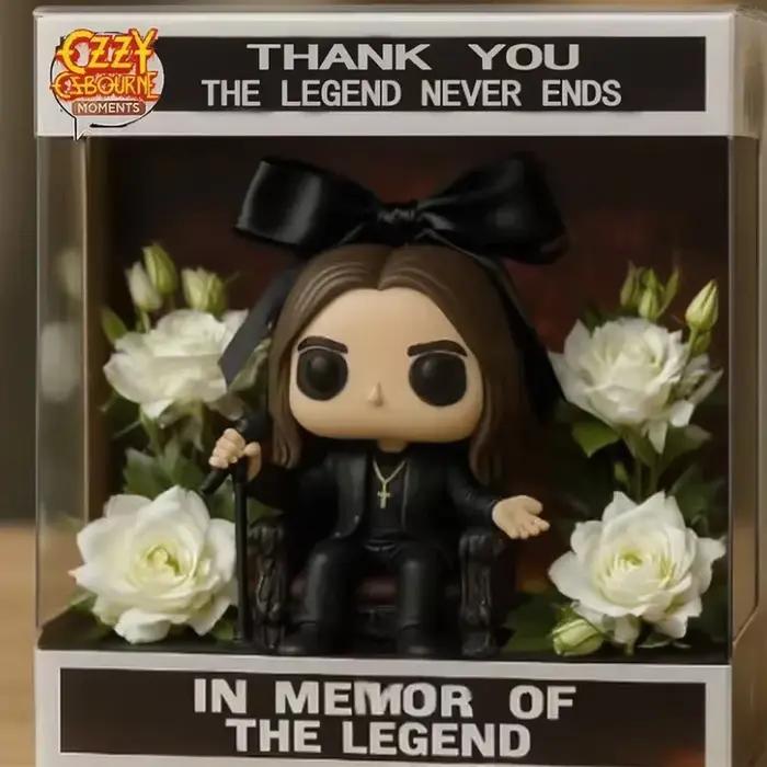 2025 pour la Figurine Ozzy Osbourne merci Ozzy le spectacle final retour au début spectacle d'adieu 2025 Figurine décorations de bureau