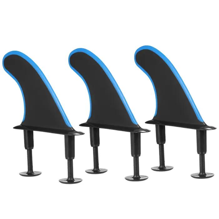 Palmes de surf souples avec vis pour planche de surf 3 pièces 4.5 pouces pour homme femme surf occasionnels compétitions