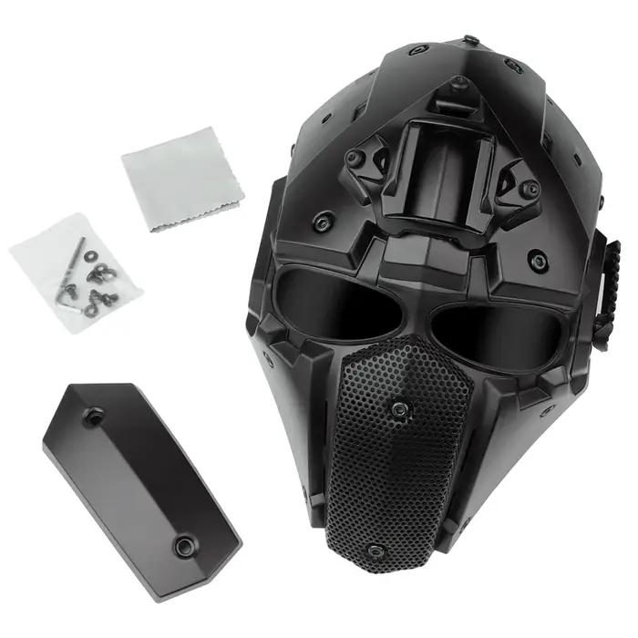 DulAirsoft-Masque de protection respirant pour paintball, jeu de guerre CS, accessoire de cosplay Ha