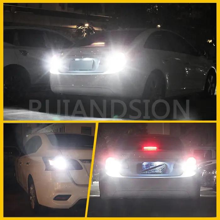 Ampoules LED R-ABC-X 1156 BA15S pour voitures camions motos feux arriere de recul antibrouillard lumiere intense couleur rouge blanc jaune blanc chaud