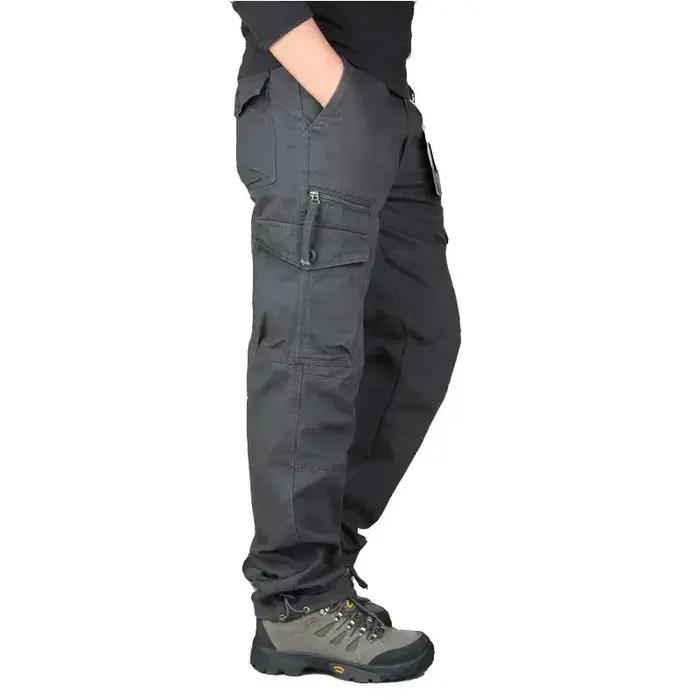 Pantalon baggy droit homme multi-poches - Sport