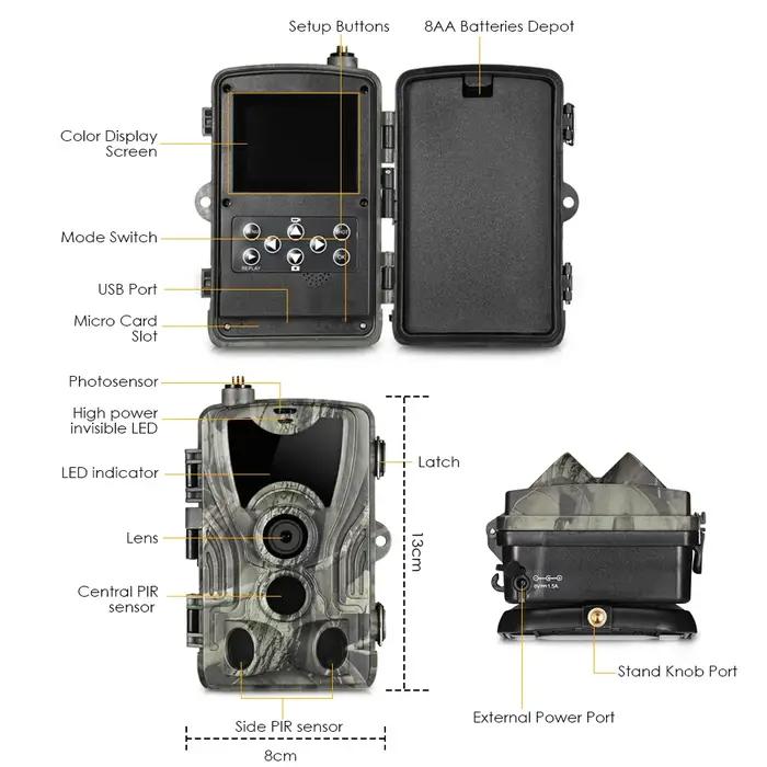 Suntekcam-Caméra de chasse et de suivi des sentiers du gibier