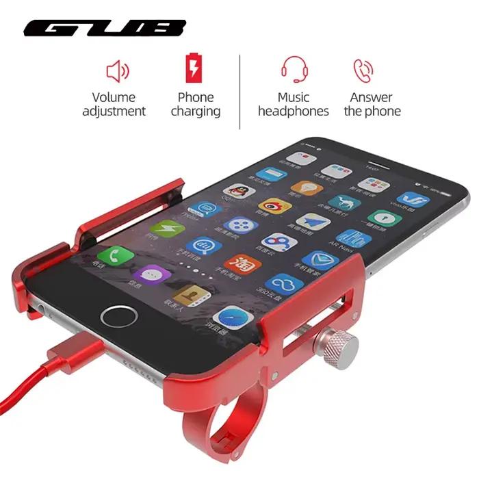 GUB P30 support de téléphone de vélo réglable 360 degrés support de téléphone de vélo équitation cyc
