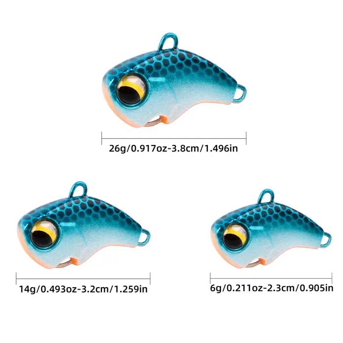 Leurre rigide vibrant en métal avec cuillère rotative, appât artificiel idéal pour la pêche au broch