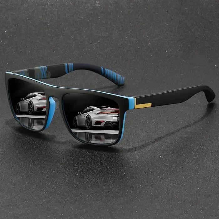 Lunettes de soleil à monture carrée pour hommes et femmes, 14 pièces, à la mode, pour la conduite en
