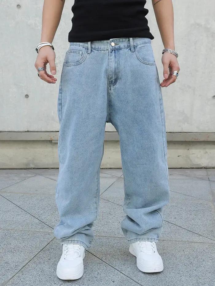 Jean Baggy à Jambes Larges pour Homme