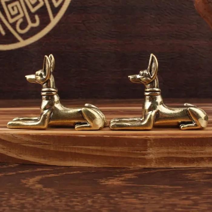 Statue de sabot de pharaon égyptien en laiton – Pièce d'art décorative exquise pour la maison