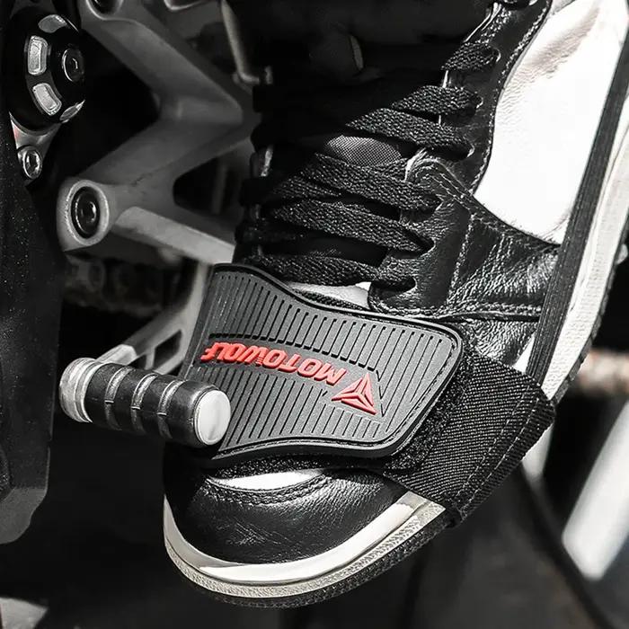 Couvre-chaussures de moto, coussinet de changement de vitesse, réglable et Durable, protecteur de botte, antidérapant, pour manette de vitesse, nouveauté 2023