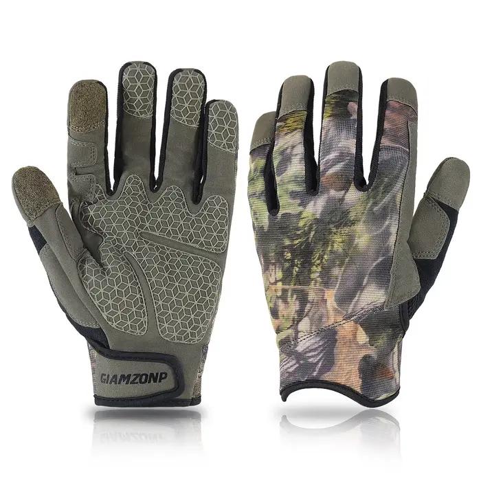 Gants camouflage homme prise ergonomique écran tactile pour pêche randonnée mécanique chasse