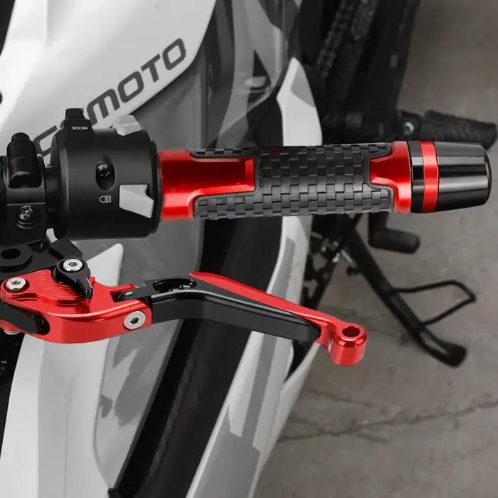 Leviers d'embrayage de frein de moto guidon extrémités de la poignée poignées pour Honda CB1000R 200