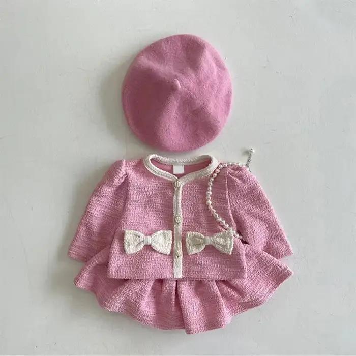 Ensembles d'automne pour bébé, costume polyvalent à la mode pour nouveau-né, petit Style parfumé, vê