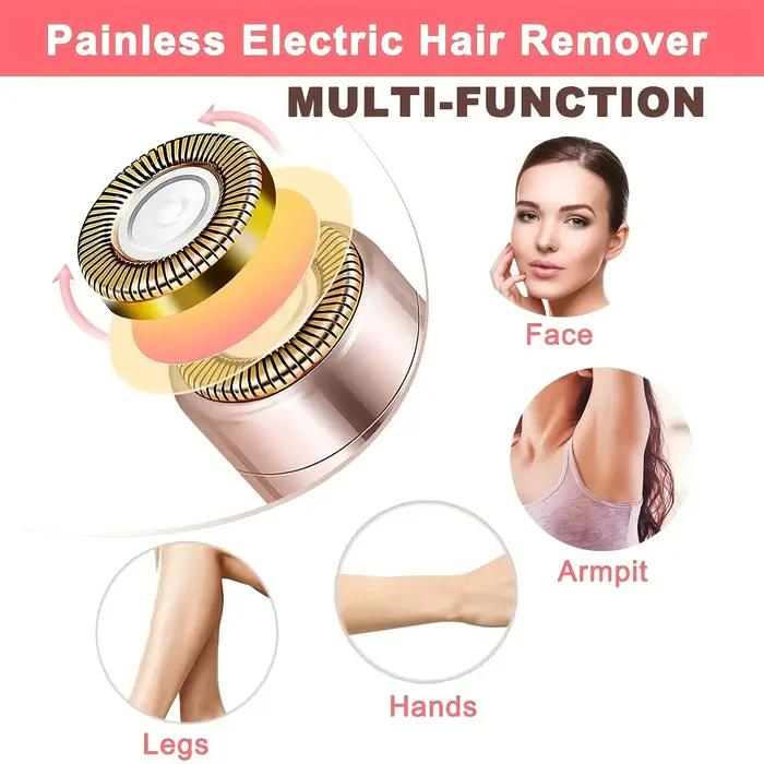 Épilateur électrique portable en forme de rouge à lèvres pour femmes, indolore et efficace, épilatio