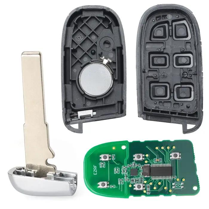 KEYECU M3N- 40821302 68250335 AB pour JEEP boussole Renegade 2017 2018 2019 2020 2021 2022 clé intel