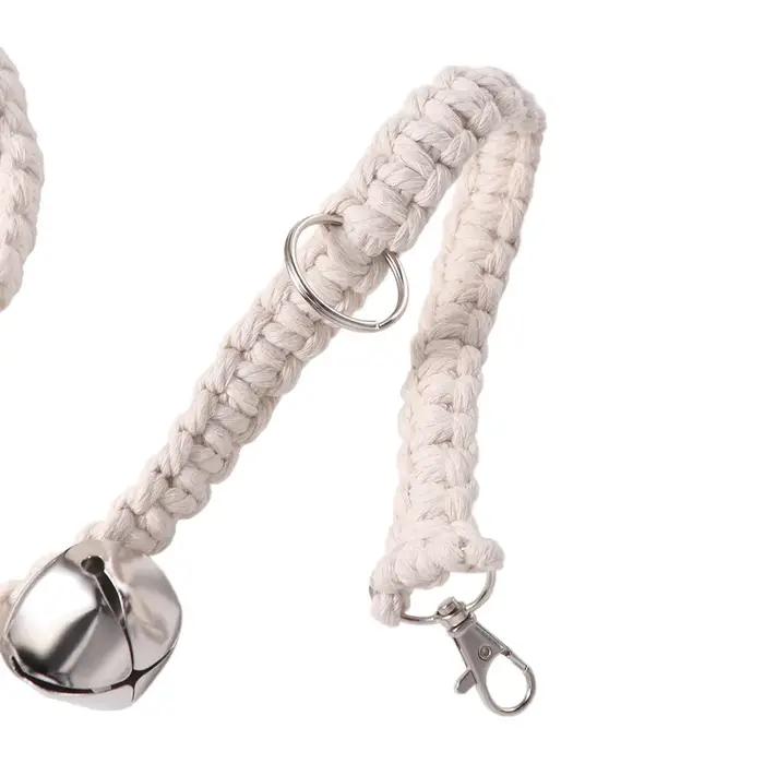 Cloche d'entraînement pour chien en corde de coton tressée