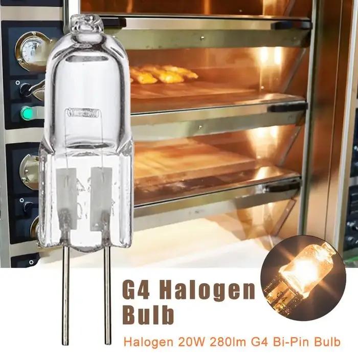 Ampoule de four G4 12V 20W, lampe halogène 500, résistante aux hautes températures, lustre Durable,