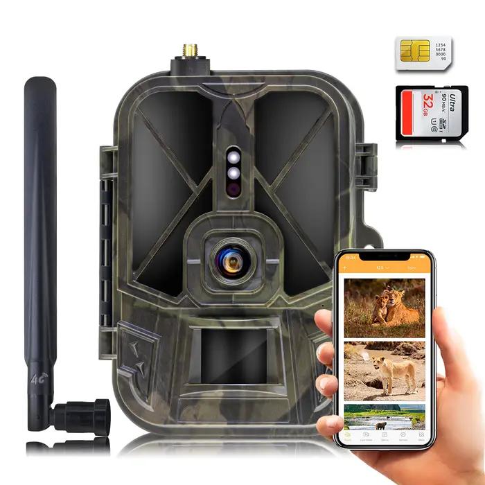 Caméra de chasse 4K 36MP avec contrôle 4G