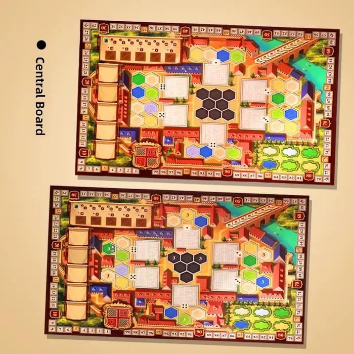 Jeu de société décontracté Burgundy Castle