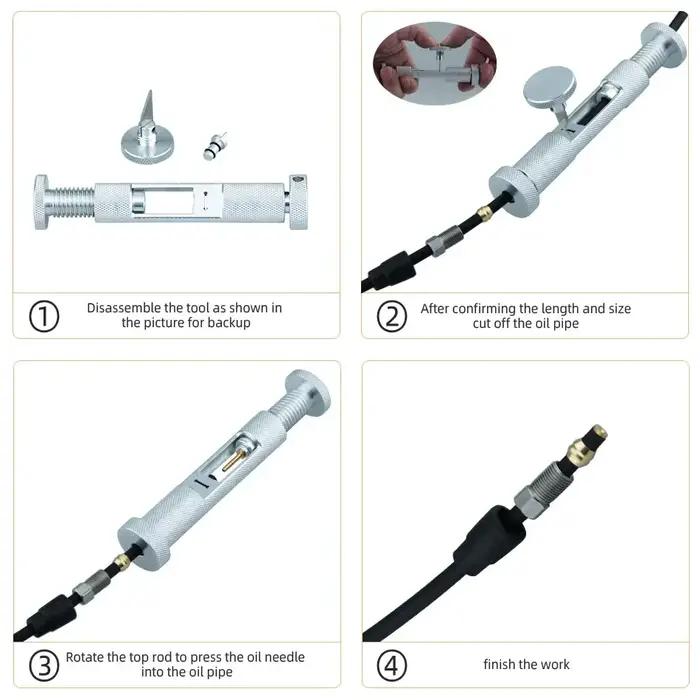 Kit multifonction d'entretien de frein hydraulique, outils de réparation de vélo, exclusivement pour