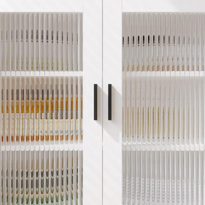 VOWNER-Armoire de rangement pour clapier de cuisine, garde-manger de cuisine autoportant avec portes