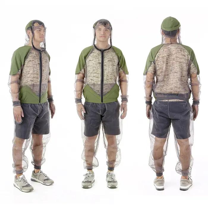Veste anti-moustique d'extérieur imbibée d'insectes