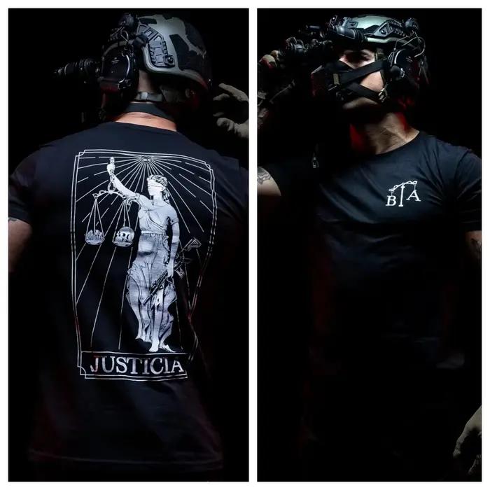 T-shirt décontracté d'été style artistique militaire tactique Brothers in Arms AMMO