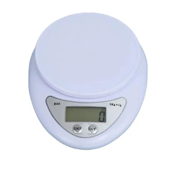 Petite balance électronique de cuisine domestique de 5kg