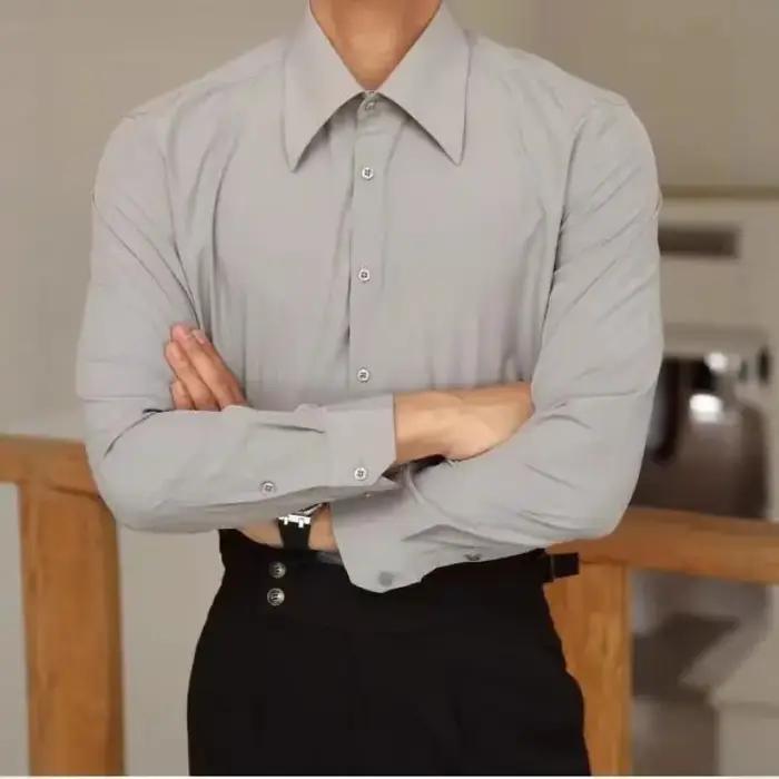 Chemise habillée formelle pour homme