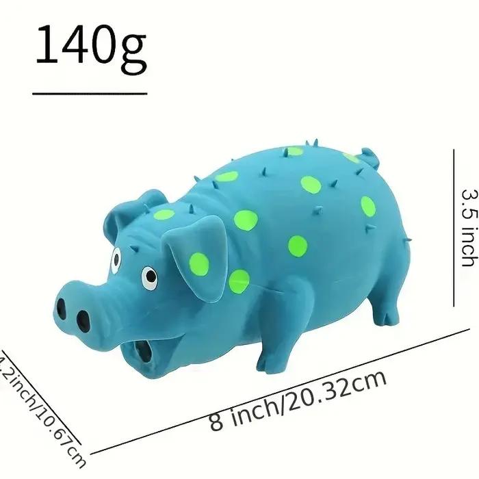 Jouet à mâcher en latex pour grandes races de chiens son de cochon grinçant conception de meulage des dents jouet résistant et durable pour chiens occasions spéciales