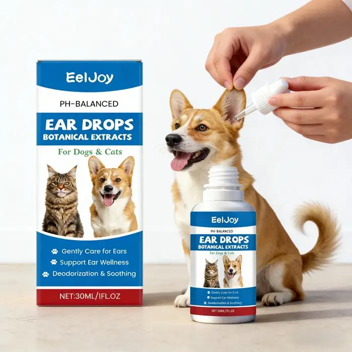 Gouttes auriculaires pour animaux de compagnie