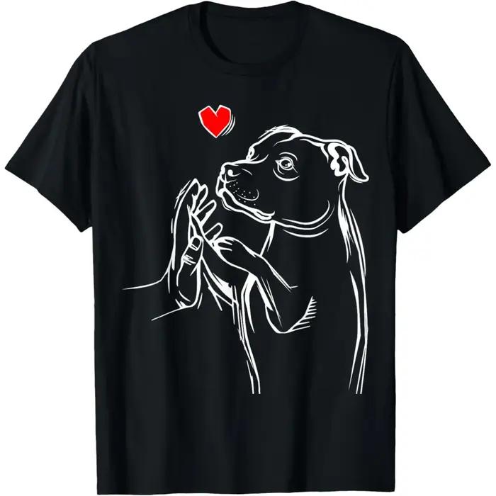 Drôle américain Staffordshire Terrier Amstaff chien anatomie t-shirts hommes femmes Humor Streetwear à manches courtes unisexe vêtements amples