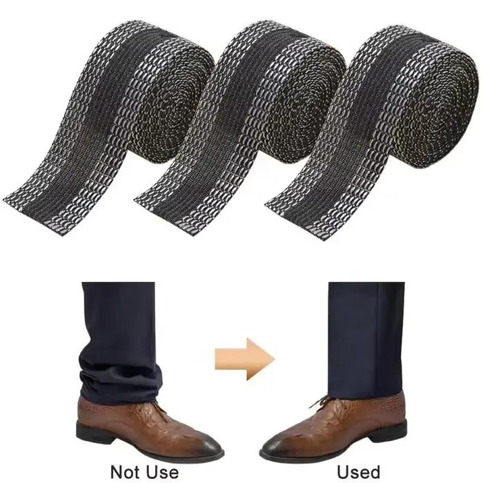 Tissu de couture DIY auto-adhésif thermocollant pour la réparation et l'abréviation des ourlets de pantalons, pour vêtements et pantalons en jean