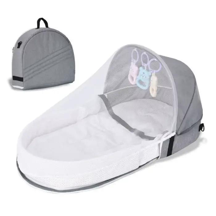 Berceau anti-pression pour bébé, pliable et portable, isolation pour nouveau-né, lit de voyage facil