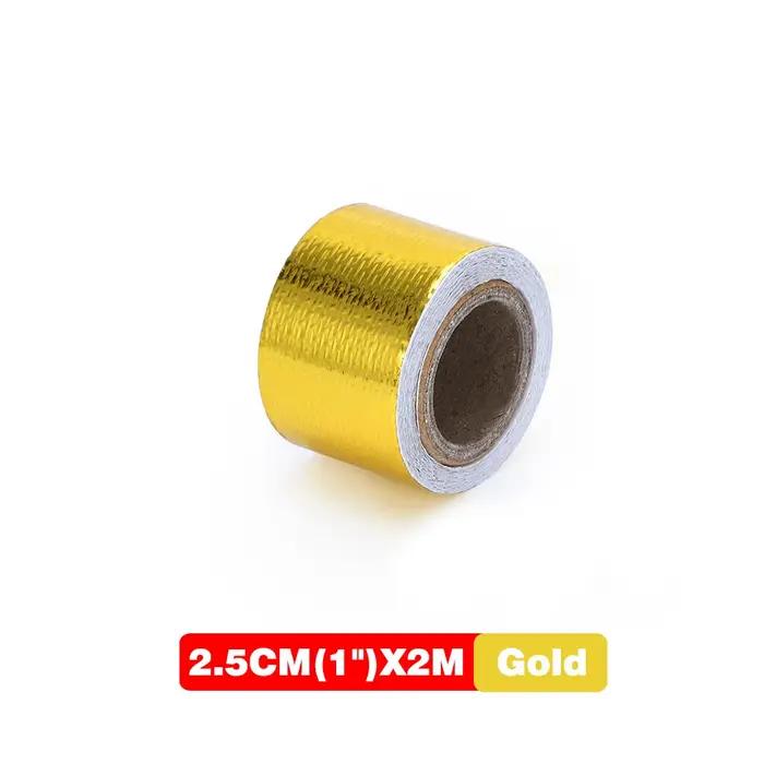 Ruban adhésif renforcé en aluminium 2" x 5m pour protection thermique moteur véhicules automobiles motos bateaux usage quotidien occasions spéciales
